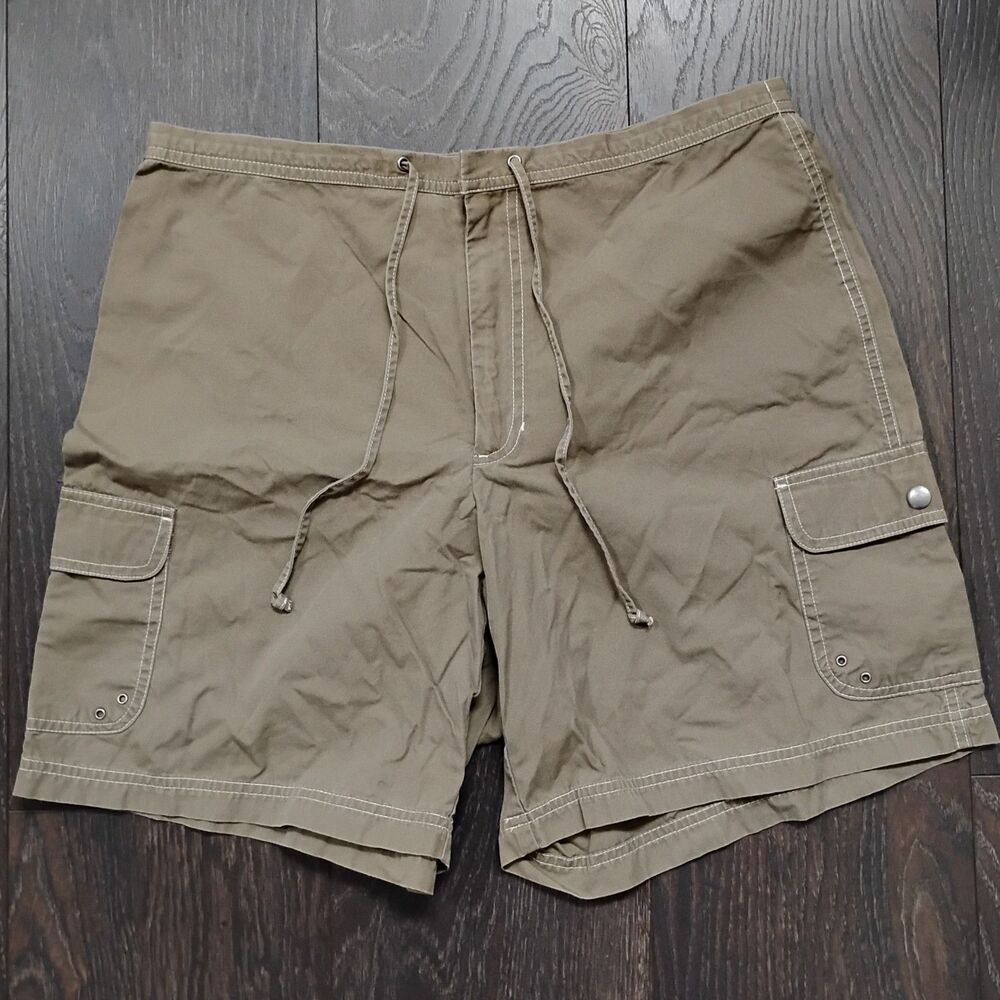 Liz Claiborne Woman’s Cargo Shorts Size 14 Drawstring Tie